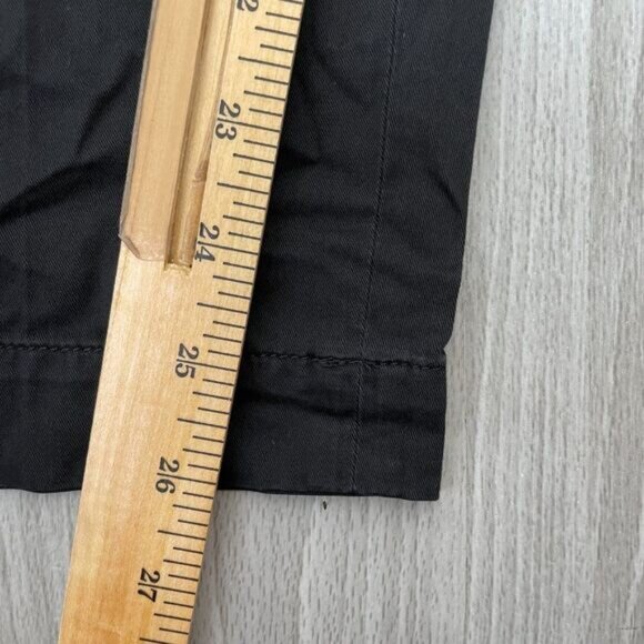 Everlane The Easy Chino Straight Leg High Waist Comfort Cotton Pant Black 2 - Picture 10 of 10